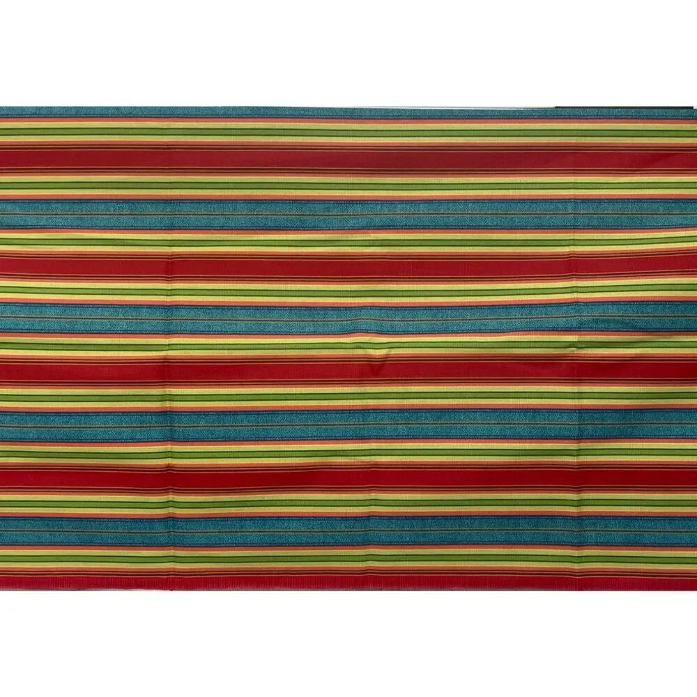 Hancock Fabrics Colorful Stripe Fabric Piece 2 YARDS Crafting Sewing‎ Upholstery